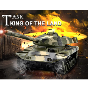 اسباب بازی ماشین کنترلی شارژی تانک سبز Remote Control BATTLE TANK مقیاس 1:32_اسباب بازی ماشین کنترلی